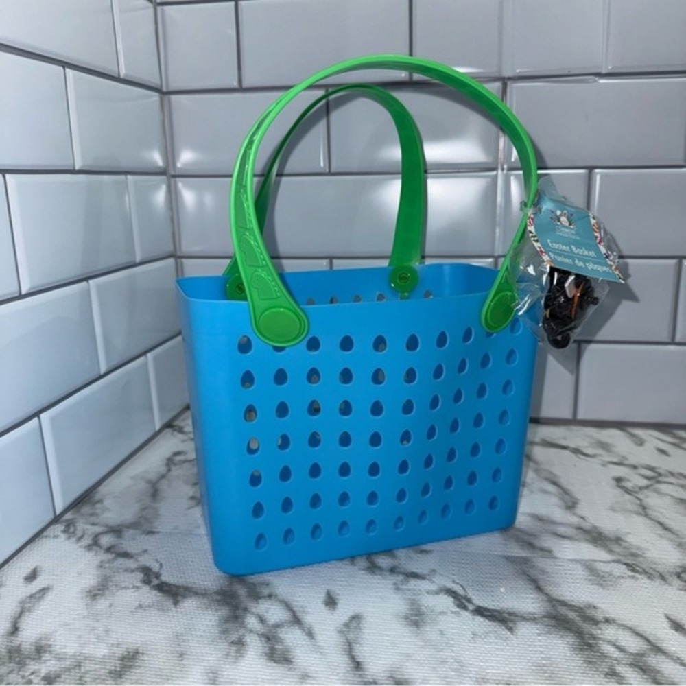 Mini‎ Blue Easter Basket Tote NEW